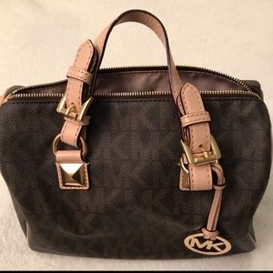 Michael Kors signature Grayson Satchel.